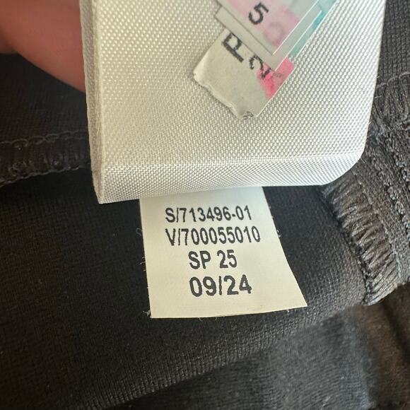 Banana Republic High Rise Wide Leg Cropped Everywhere Ponte Pant Black 713496 S - Picture 9 of 12